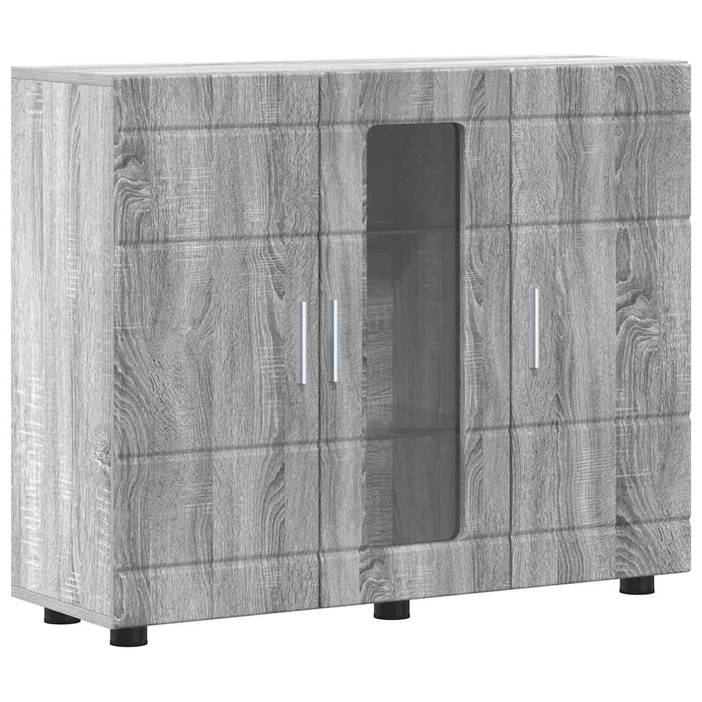 Sideboard Grey sonoma 55.5 x 29 x 100 cm Engineered wood